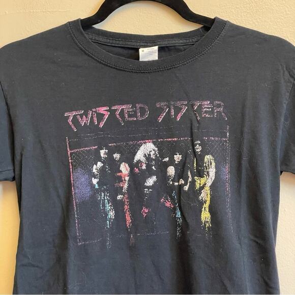 Twisted Sister M (youth) short sleeve t-shirt 1980s band tee punk rock - Picture 2 of 7